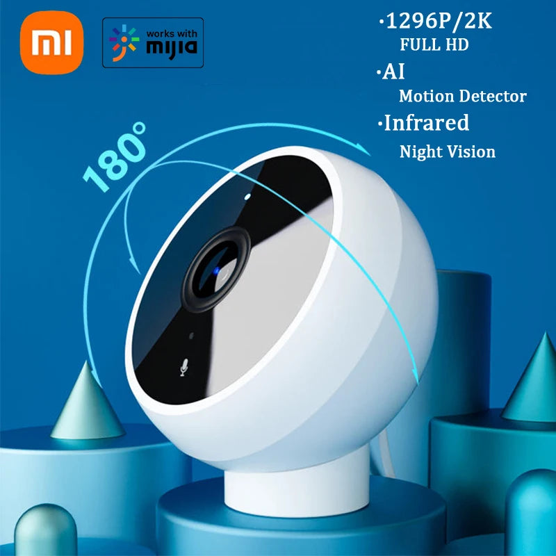 Xiaomi 2K Full HD Smart IP Camera with IR Night Vision, Super Wide-Angle Lens & WiFi Security Monitoring